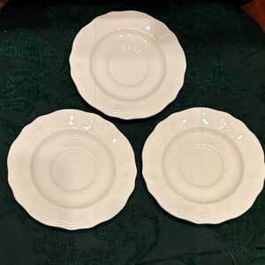 Vintage Federalist Ironstone Saucer No 4238 Set of Three.